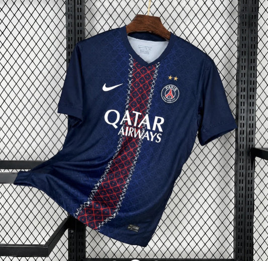 Maillot de foot PSG 2 etoile bleu