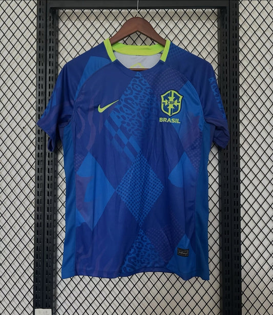 Maillot Football Brésil bleu concept